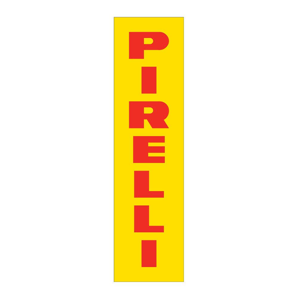 PIRELLI VERTICAL STICKER MEDIUM 135MM X 40MM