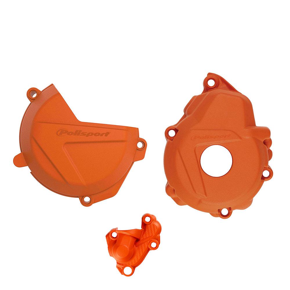 Ktm Rfs Engine Protector POLISPORT ENGINE COVER PROTECT KIT KTM EXCF