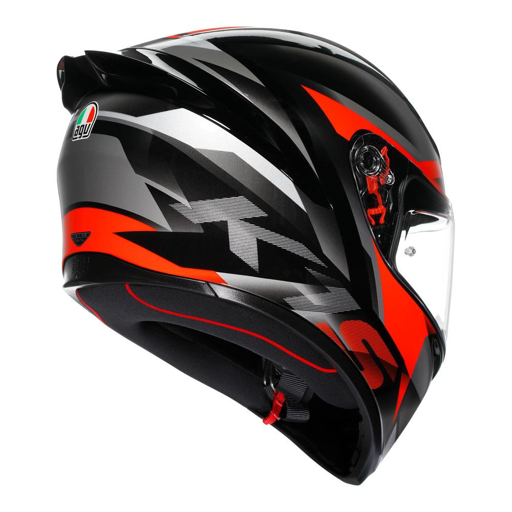 AGV K1 S - FASTLAP BLACK/GREY/RED AGV K1 S - FASTLAP BLACK/GREY/RED