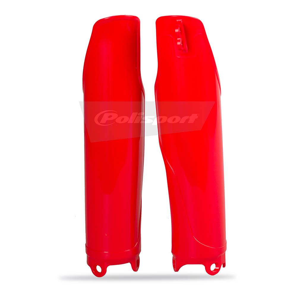 POLISPORT FORK PROTECTORS CR125/250 0407/CRF 04UP RED [B8]