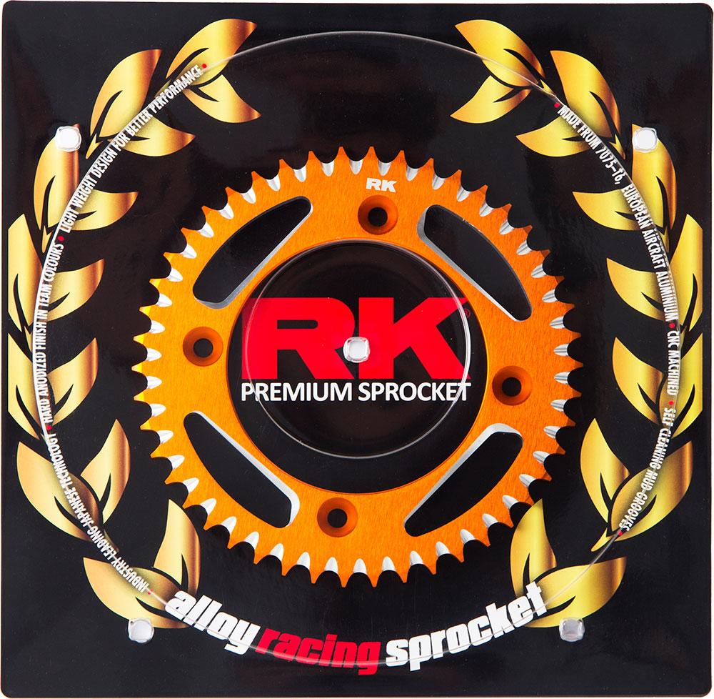 RK ALLOY RACING SPROCKET 46T 428P ORANGE Link International