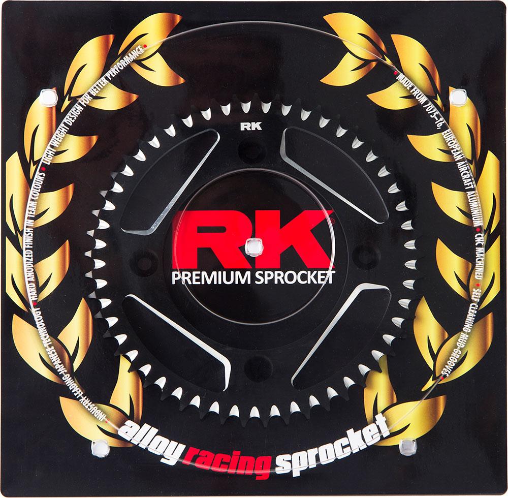 RK ALLOY RACING SPROCKET 49T 428P BLACK Link International