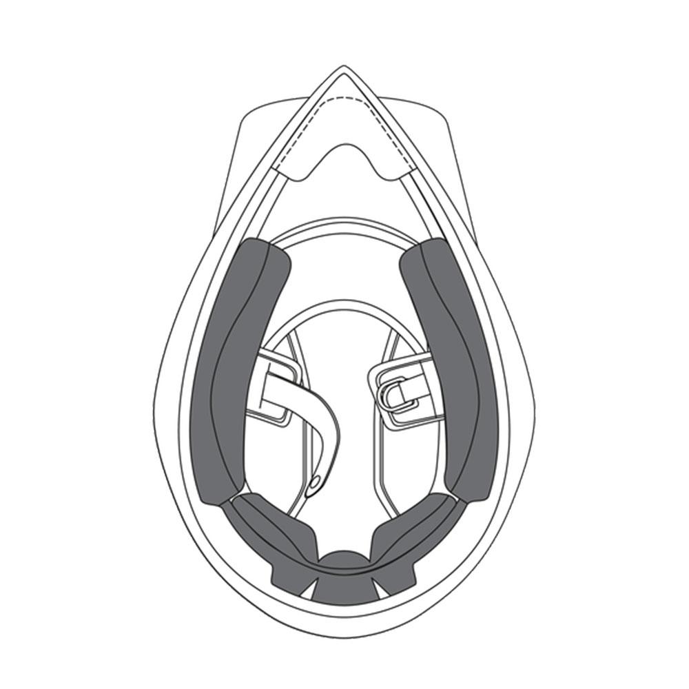 Agv Crown Pad Padding Headset for TOURMODULAR Helmet For Sale Online