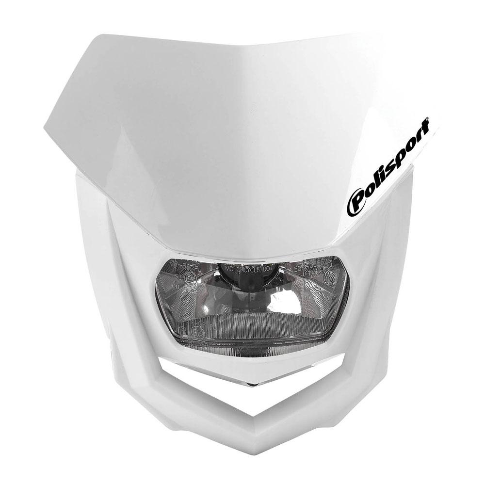 Polisport Halo LED Headlight - Black/White