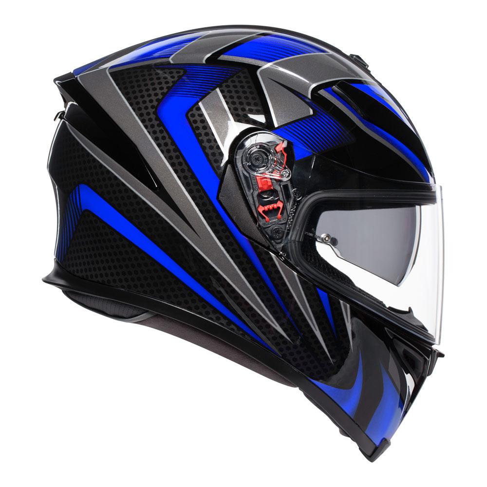 AGV K5 S - HURRICANE 2.0 BLACK/BLUE